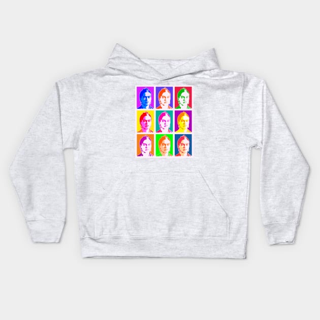 Warhol Frida Kahlo Pop Art Kids Hoodie by Jigsaw Youth